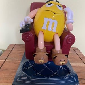 M&M candy dispenser collectible.